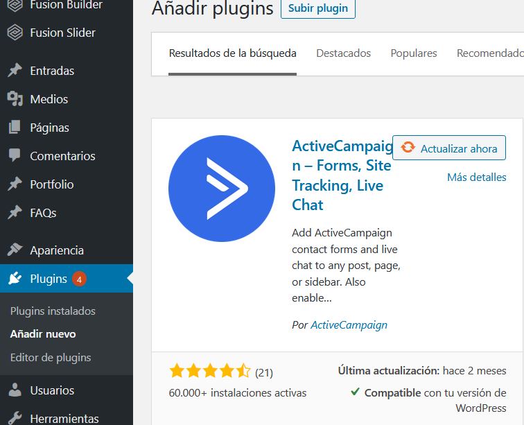 ActiveCampaign Wordpress