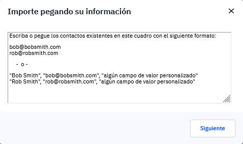 importación usuarios email marketing activecampaign