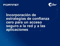 Fortinet: Incorporación de  estrategias de confianza  cero para un acceso  seguro a la red y a las  aplicaciones