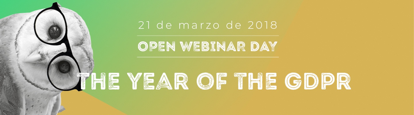 OPEN WEBINAR DAY - CUENTA ATRÁS PARA EL GDPR