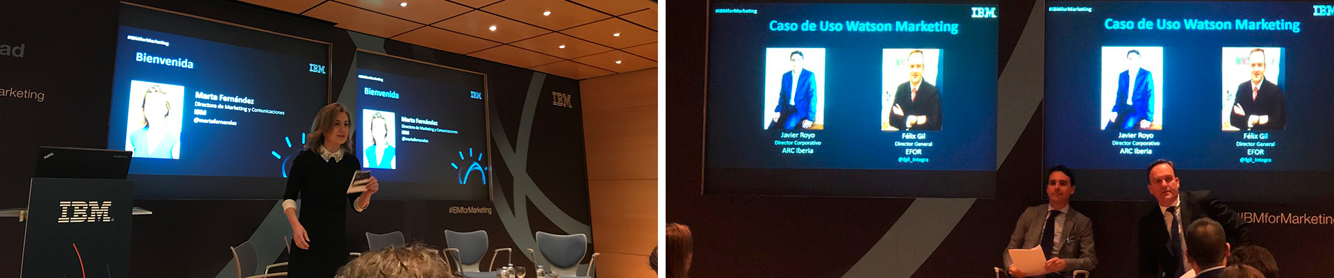 EFOR participa en el evento "La nueva realidad del marketing" de IBM